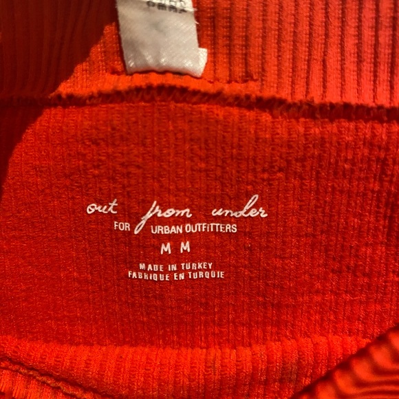 Urban outfitters thin strap red crop top - Picture 3 of 4